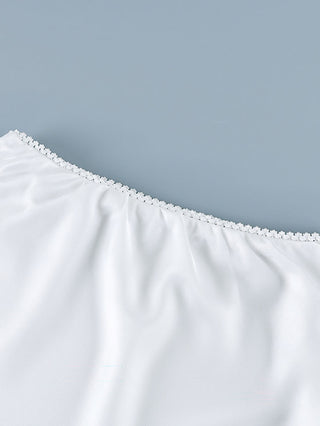 Elastic Waist Double Layer Flowy Long Skirt