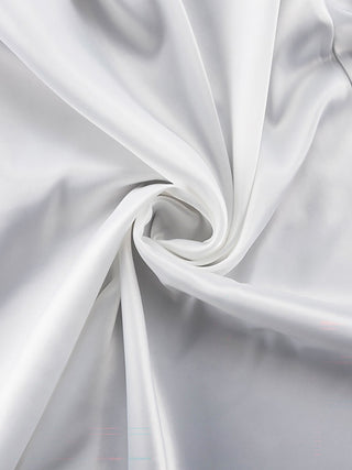 High Waist Satin Split Long Flowy Skirt
