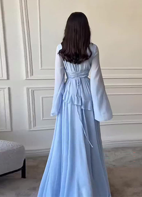 Innocent Seduction Slim-Fit Long-Sleeve Dress