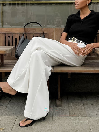 High-Waisted Versatile Simple Casual Pants