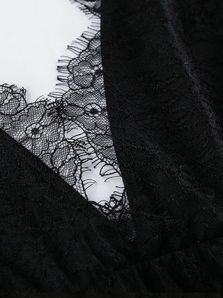 Sexy Lace Backless Maxi Dress