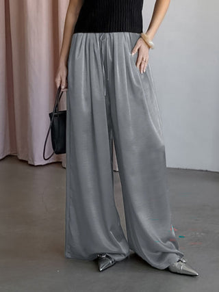 Women's Satin Loose-Fit Casual Pants