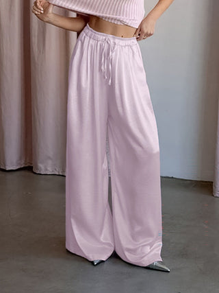 Women's Satin Loose-Fit Casual Pants