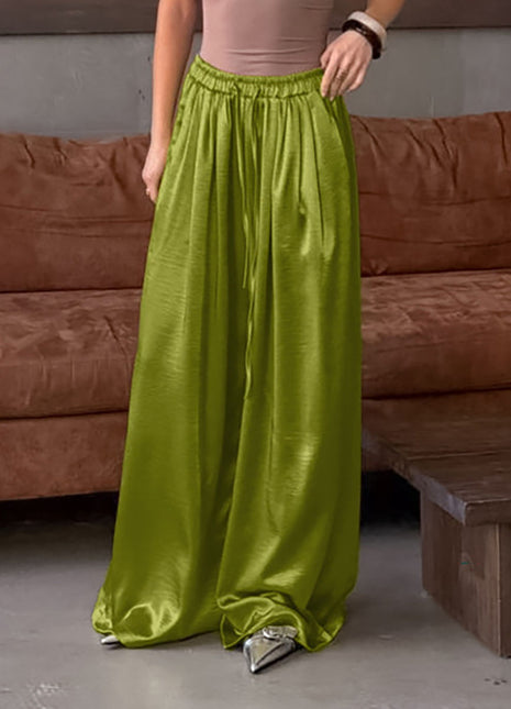 Women's Satin Loose-Fit Casual Pants