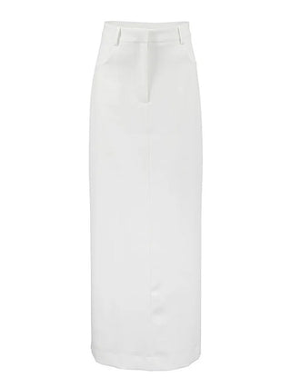 Elegant Straight-Cut Casual Skirt