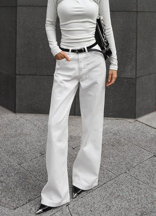 Simple Casual Pants without Belt