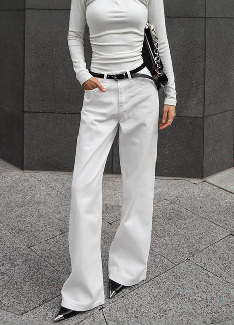 Simple Casual Pants without Belt