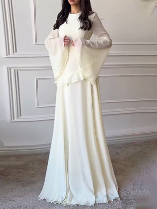 Innocent Seduction Slim-Fit Long-Sleeve Dress