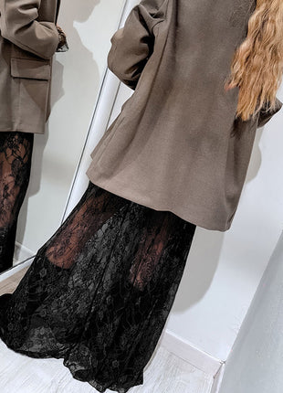 Sheer Lace Skirt