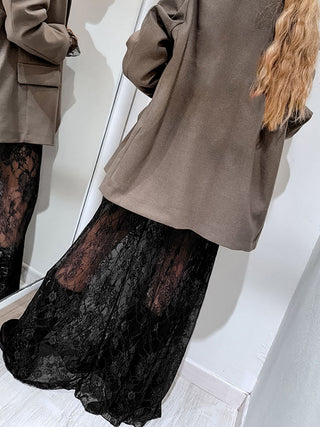 Sheer Lace Skirt