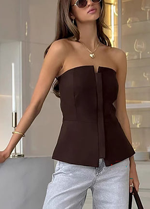 Elegant Off-Shoulder Women's Top