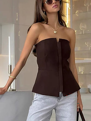 Elegant Off-Shoulder Women's Top