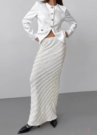 Women's Slim-Fit Slit Skirt