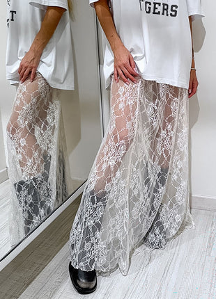 Sheer Lace Skirt