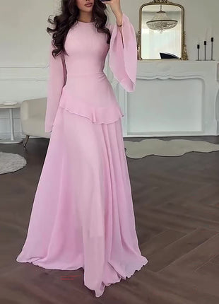 Innocent Seduction Slim-Fit Long-Sleeve Dress