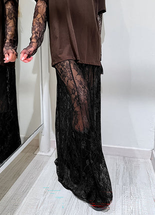 Sheer Lace Skirt