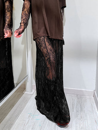 Sheer Lace Skirt