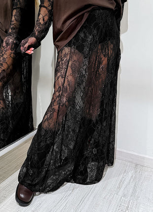 Sheer Lace Skirt