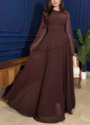 Innocent Seduction Slim-Fit Long-Sleeve Dress