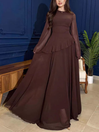 Innocent Seduction Slim-Fit Long-Sleeve Dress