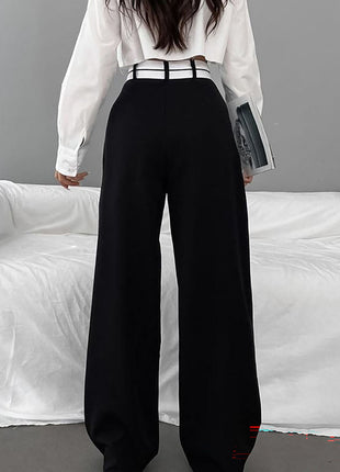 Women's Casual Color-Block Suit Pants