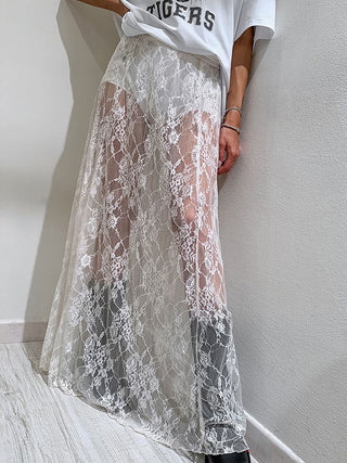Sheer Lace Skirt